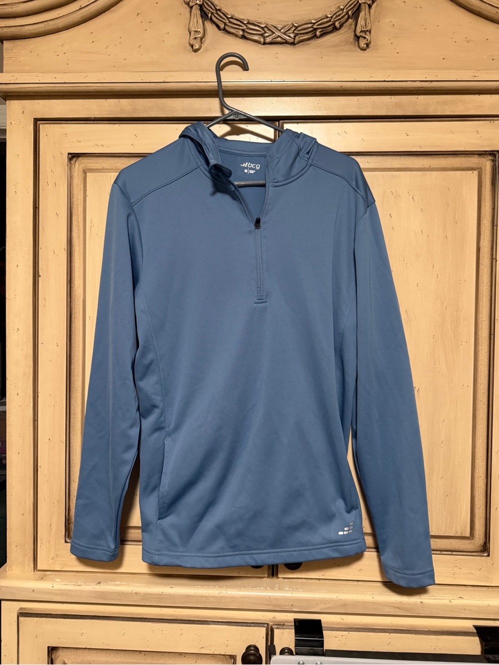 bcg Slate Blue Quarter-Zip Performance Jacket